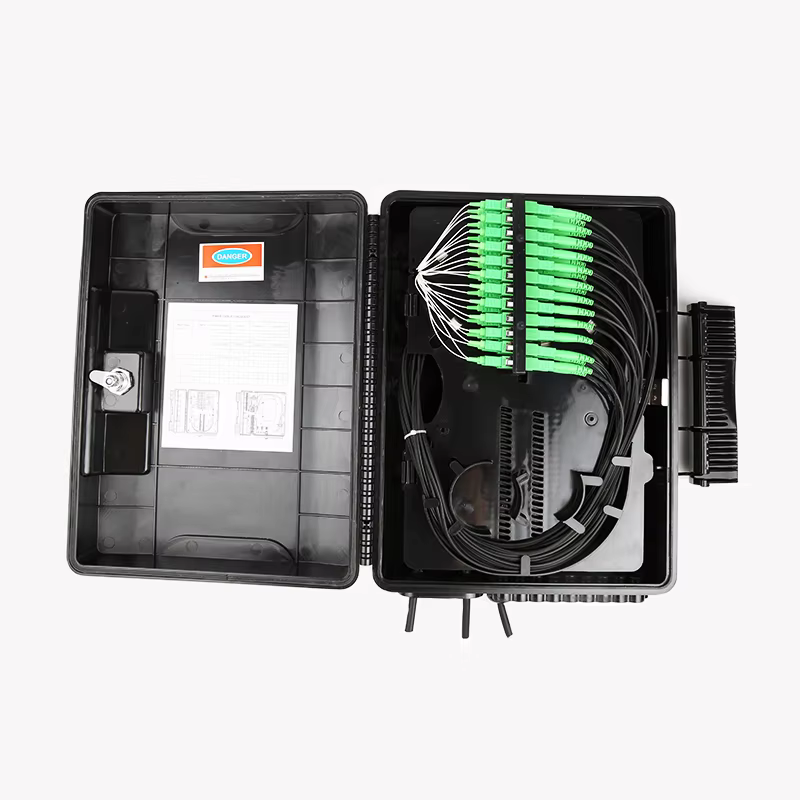 16core Optic Fiber Box Odp 16 Core 2 In 2 Out Splice Closure BoxOutdoor Fiber Optic Ftth Optic Fiber Cable Distribution manufacture