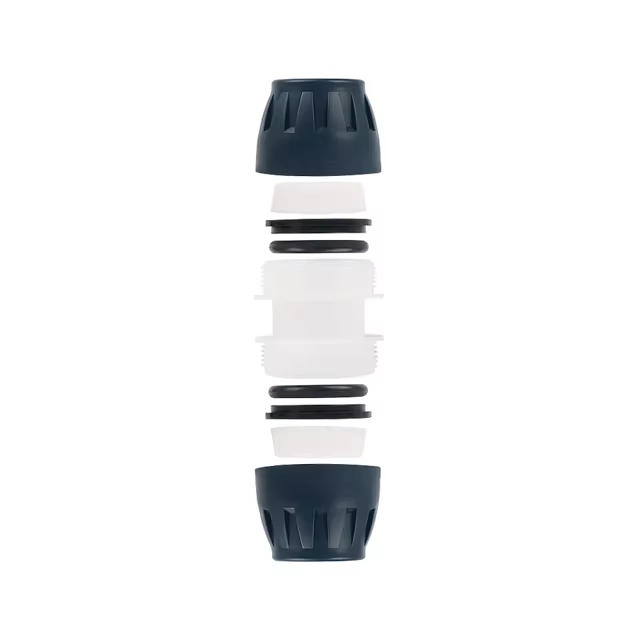 Easy Installation HDPE 50mm silicon Pipe Coupler Micro Duct Connector  Straight Direct Buried Connector Push-fit Design for Tel factory