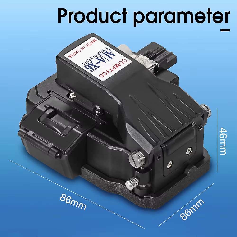 High-precision Cold Joint or Hot Melt Optical Fiber Cleaver machine with 24 Surface Blade Cutting Tool details