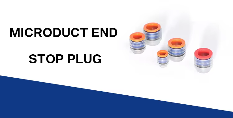 16mm Fiber Optical Cable Hdpe Microduct End Stop Connector For Telecommunication Pipe Sealing supplier