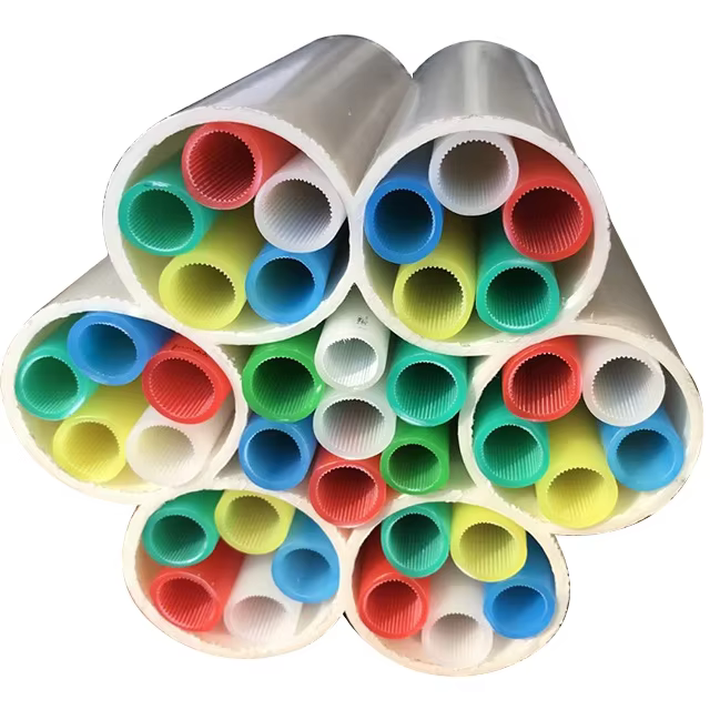 High Quality HDPE Tube Bundle microduct HDPE Microduct tube 14/10mm PE sheath Optical Cable Air Blowing Cable System