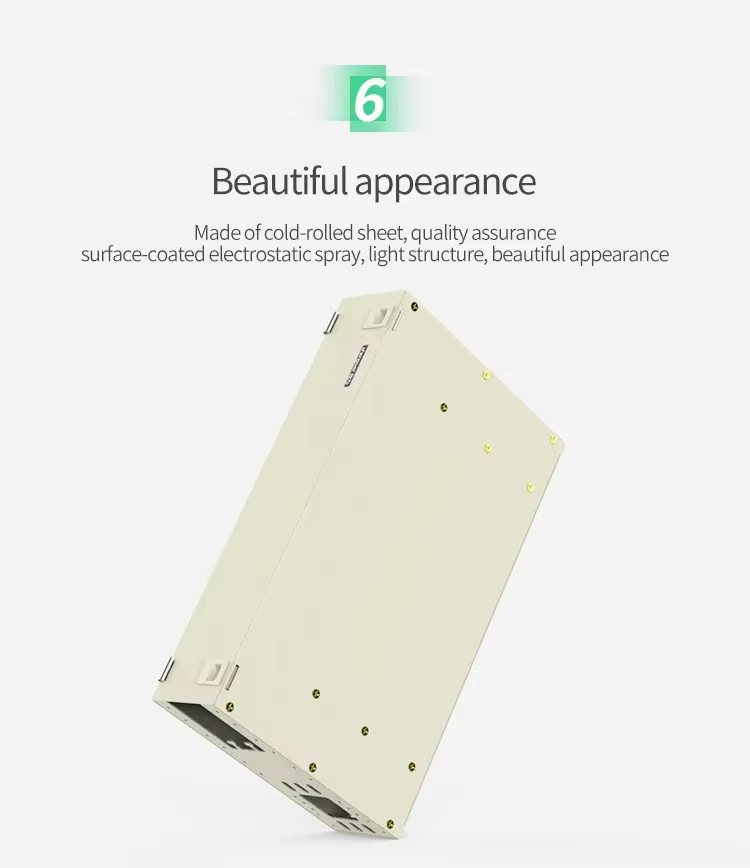 96 Ports ODF Fiber Distribution Frame Supporting Multiple Fiber Connector Types manufacture