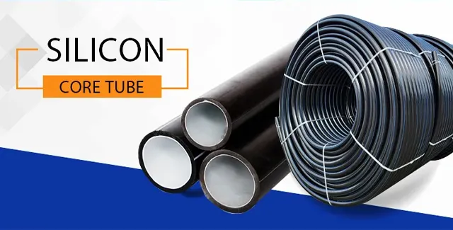 Factory Direct Best Price 32/28mm HDPE Cored Pipe for Optical Fiber Communication for FTTH Application with Silicone Material supplier